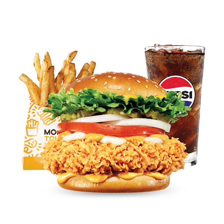 와우스모크디럭스버거 세트